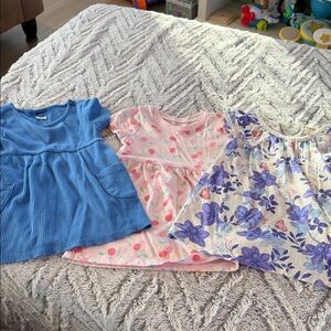 Great condition Toddler Dresses - Blue, Pink, and Purple
